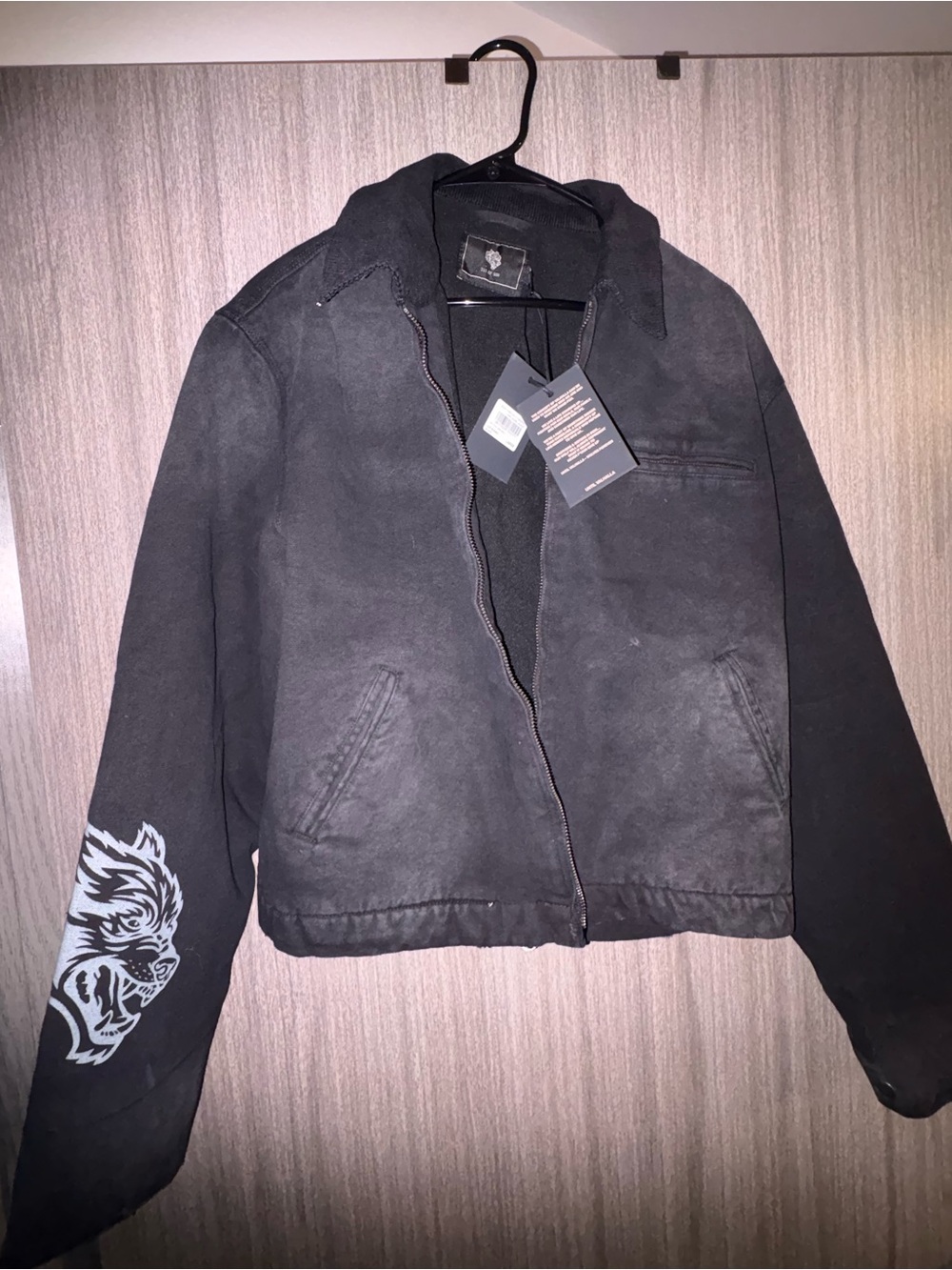 NWT Darc Sport Women’s LG Black Jean Jacket
